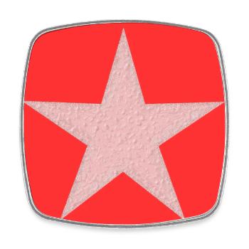 CHRISTMAS. YEAR. ANNIVERSARY. RETIREMENT. FEAST. HEART. - Square fridge magnet - white - Front