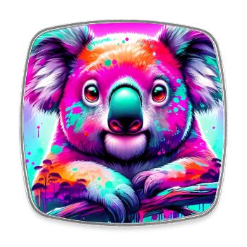 Koala - Square fridge magnet - white - Front