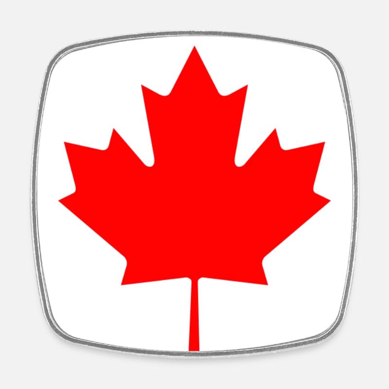 Canada - Magnet carré - blanc