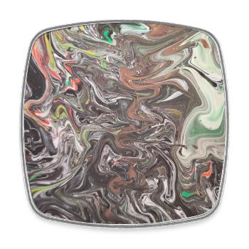 Karudako - Square fridge magnet - white - Front