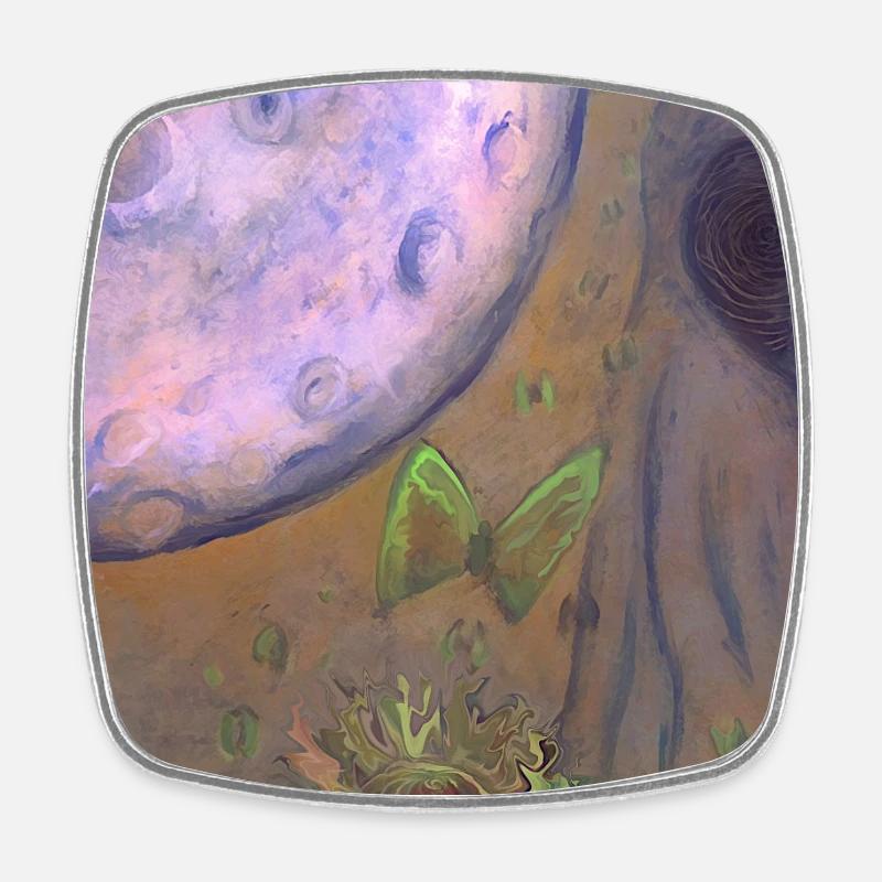 Illustration de paysage de rêve céleste - Magnet carré - blanc