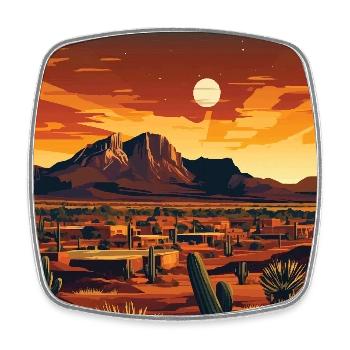 Explore Scenic Beauty of Flagstaff in Arizona - Square fridge magnet - white - Front