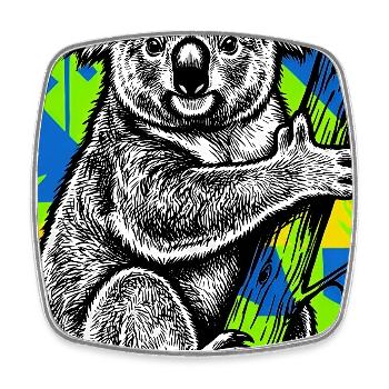 Koala - Square fridge magnet - white - Front