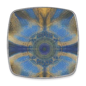 Formes et motifs - Magnet carré - blanc - Devant