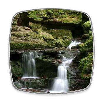 Schwarzwälder Monbach - Viereckiger Kühlschrankmagnet - Weiß - Vorne