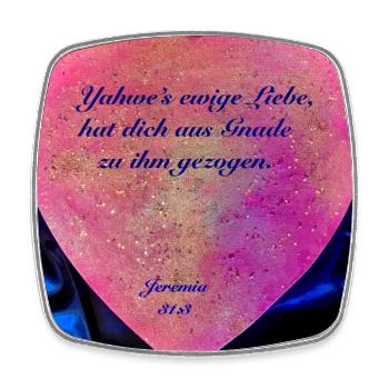 Finde Jesus von Eunice Ahiale  - Square fridge magnet - white - Front