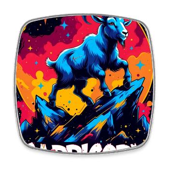 Capricorn - Square fridge magnet - white - Front