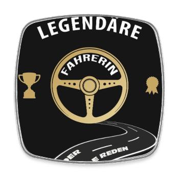Je suis ce cavalier légendaire - Magnet carré - blanc - Devant