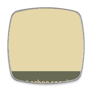 Almost sunny-More lightness in everyday life - Square fridge magnet - white - Front
