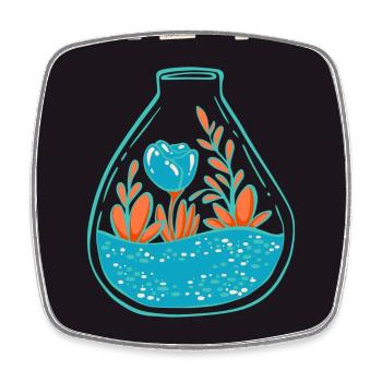 ÖKOLOGIE. PLANET. NATUR. GARTEN. BAUM. BLUME - Viereckiger Kühlschrankmagnet - Weiß - Vorne