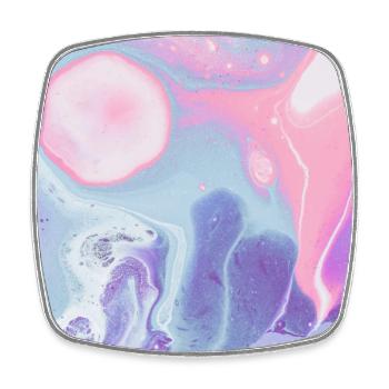 mouse pad colorful texture design - Square fridge magnet - white - Front