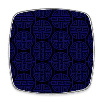Modèle chinois - Magnet carré - blanc - Devant