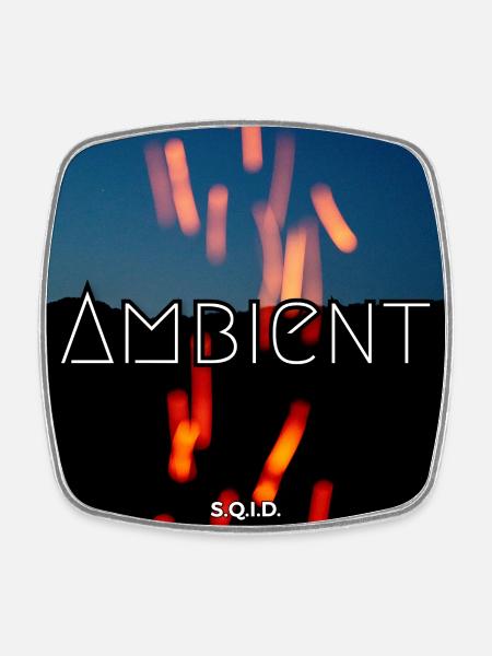 Ambient - Viereckiger Kühlschrankmagnet - Weiß