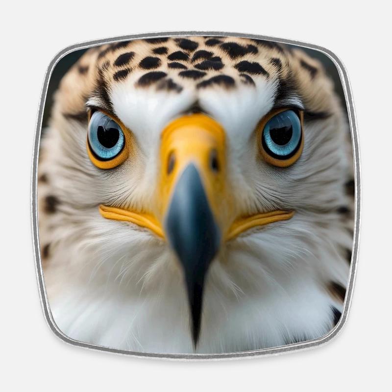 Eagle - Square fridge magnet - white