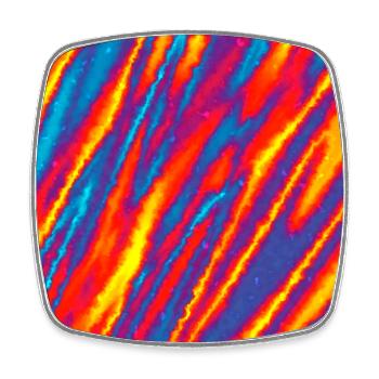 Nowhere Left To Hide - Square fridge magnet - white - Front