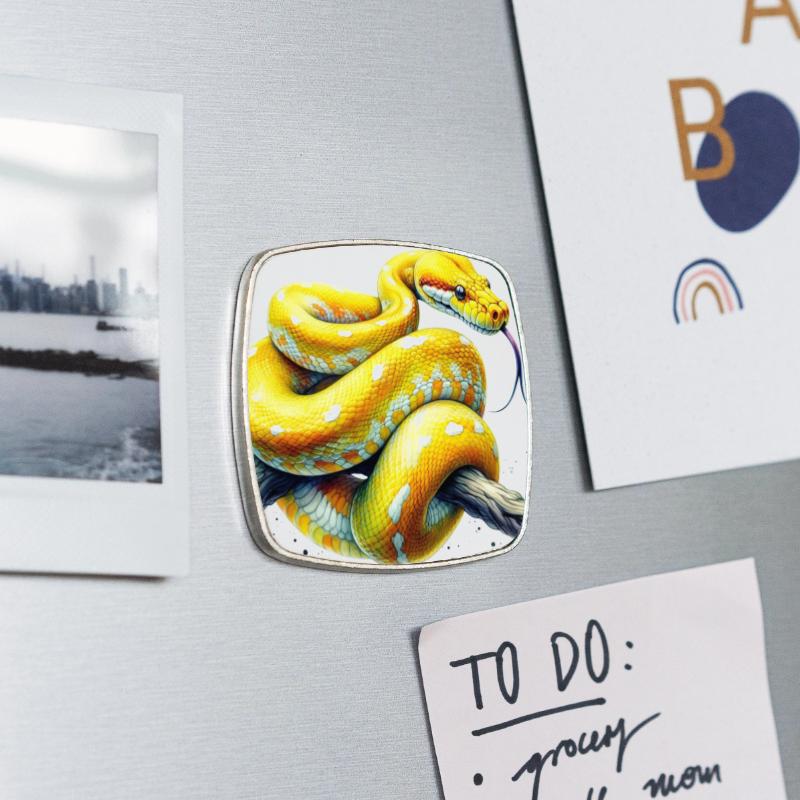 Square fridge magnet