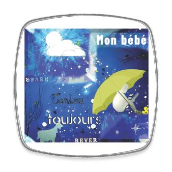 Still keep dreaming, square - Square fridge magnet - white - Front