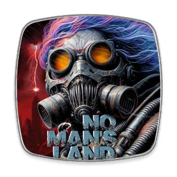 Mutant Cyberpunk - Viereckiger Kühlschrankmagnet - Weiß - Vorne