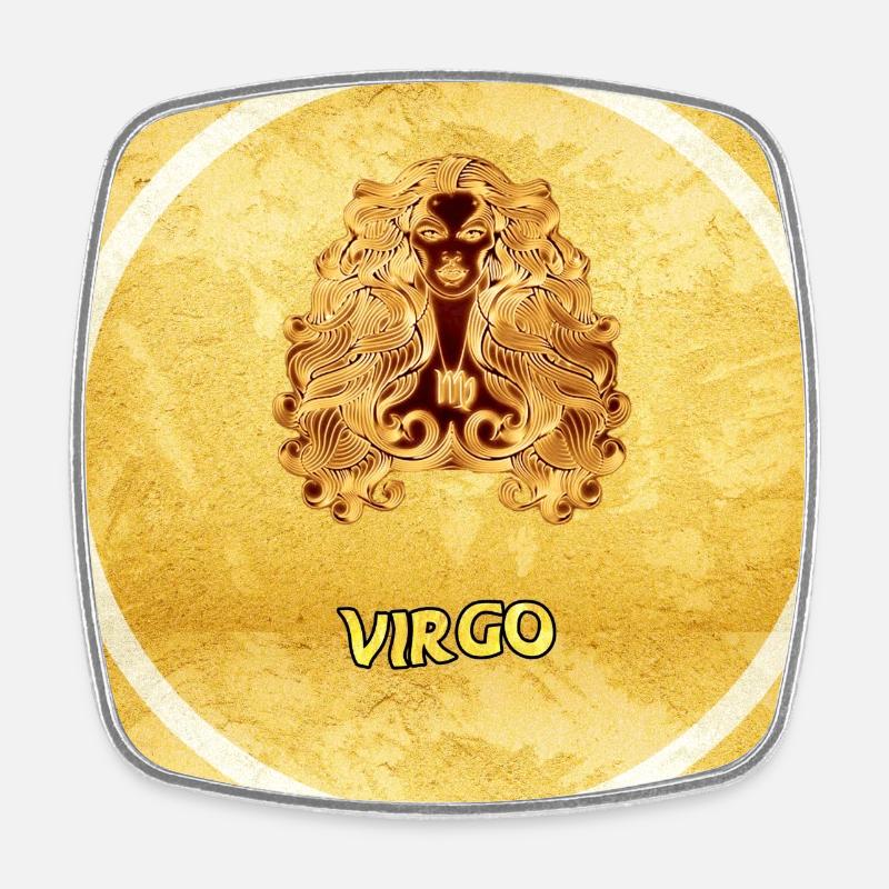 Vierge - Magnet carré - blanc