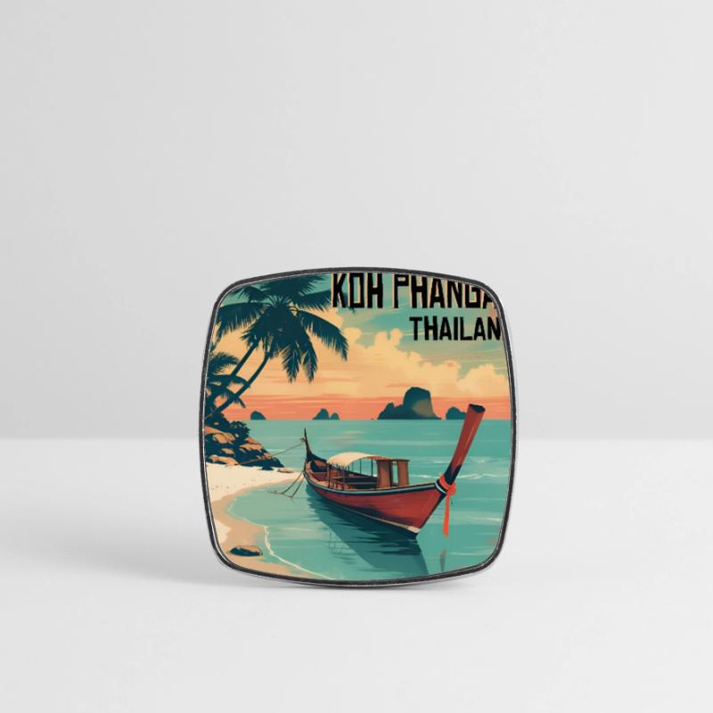 Koh Phangan, Thaïlande Magnet carré