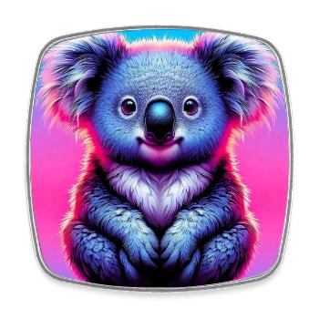 Koala - Magnet carré - blanc - Devant