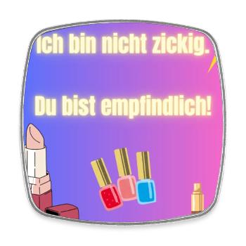 Lustiges Sprüche Shirt - Viereckiger Kühlschrankmagnet - Weiß - Vorne