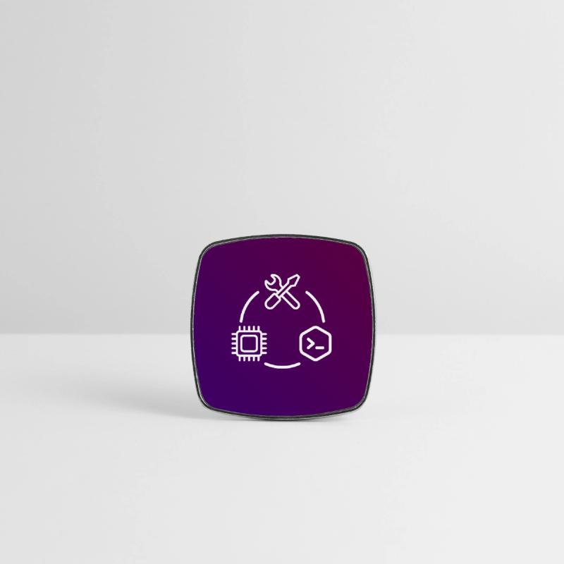 Square fridge magnet