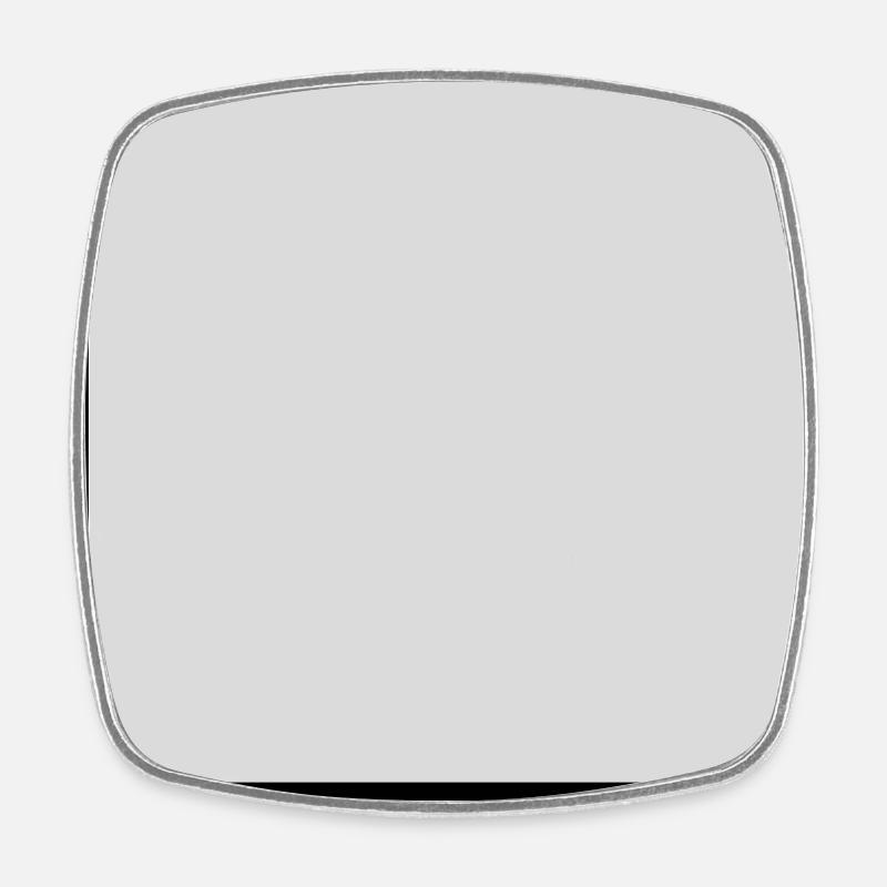 Composition dans le style de Mondrian. - Magnet carré - blanc