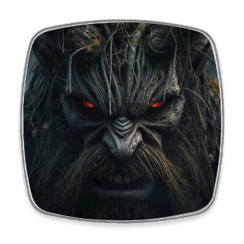 The Wrath of Leszy Borowa - Slavic Dark Fantasy - Square fridge magnet - white - Front