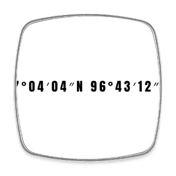 Oaxaca, Mexico - Square fridge magnet - white - Front