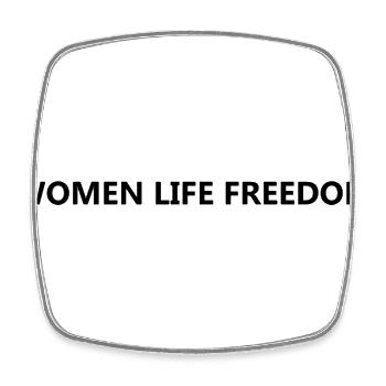 Iran Revolution | Women. Life. Freedom - Viereckiger Kühlschrankmagnet - Weiß - Vorne