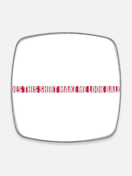 guarda presto citazione camicia - Calamita quadrata da frigo - bianco