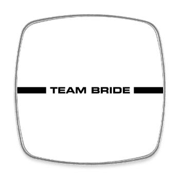 Mariage de l’équipe Mariage - Magnet carré - blanc - Devant