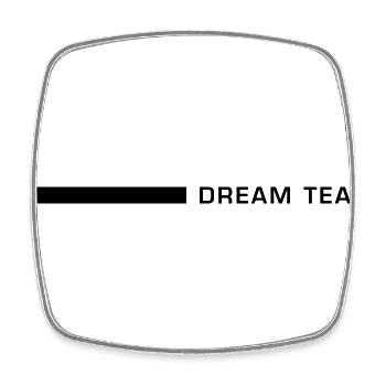 Dream Team - Square fridge magnet - white - Front