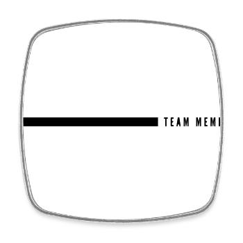 Team Member Line - Square fridge magnet - white - Front