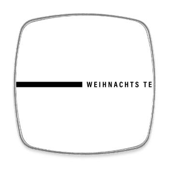 Christmas Team Line - Square fridge magnet - white - Front