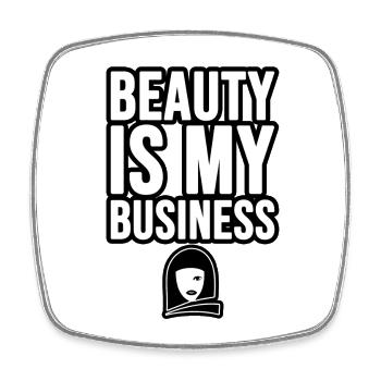 Beauty is my Business - Viereckiger Kühlschrankmagnet - Weiß - Vorne