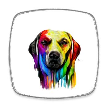 Labrador Retriever Design in Color - Square fridge magnet - white - Front
