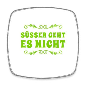 so süß wie nichts anderes - Viereckiger Kühlschrankmagnet - Weiß - Vorne