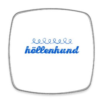 ich bin ein Höllenhund - Viereckiger Kühlschrankmagnet - Weiß - Vorne