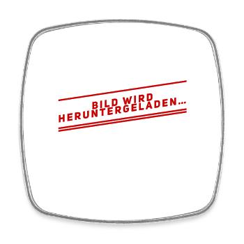 wird heruntergeladen - Viereckiger Kühlschrankmagnet - Weiß - Vorne