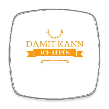 stört mich nicht - Viereckiger Kühlschrankmagnet - Weiß - Vorne
