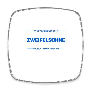 für mich ist das eindeutig - Viereckiger Kühlschrankmagnet - Weiß - Vorne