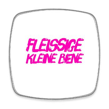 ich bin fleißig - Viereckiger Kühlschrankmagnet - Weiß - Vorne