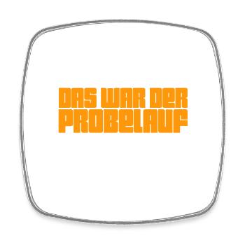 ich habe es probiert - Viereckiger Kühlschrankmagnet - Weiß - Vorne