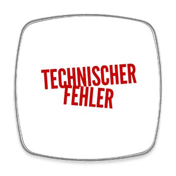 hier ist was faul - Viereckiger Kühlschrankmagnet - Weiß - Vorne