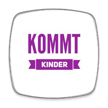 legen wir los - Viereckiger Kühlschrankmagnet - Weiß - Vorne