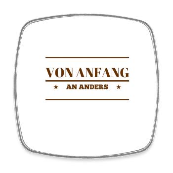 ich bin wunderbar - Viereckiger Kühlschrankmagnet - Weiß - Vorne