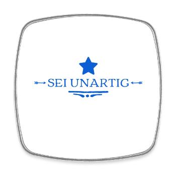 ich mag es trotzig - Viereckiger Kühlschrankmagnet - Weiß - Vorne