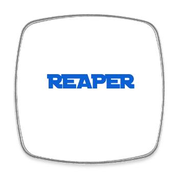 ich bin der Reaper - Viereckiger Kühlschrankmagnet - Weiß - Vorne